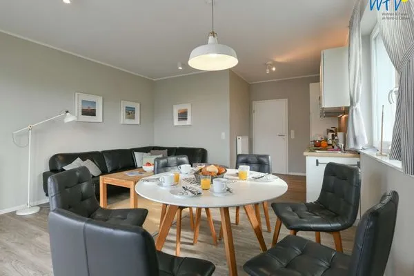 Wohnzimmer Residenz Helena Ferienwohnung Osterhus
