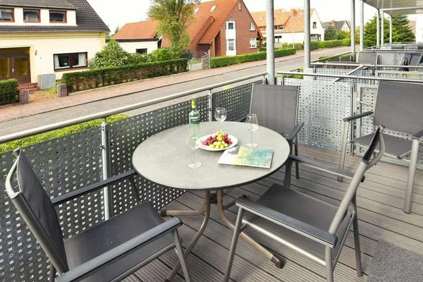 Balkon Residenz Helena Ferienwohnung Osterhus