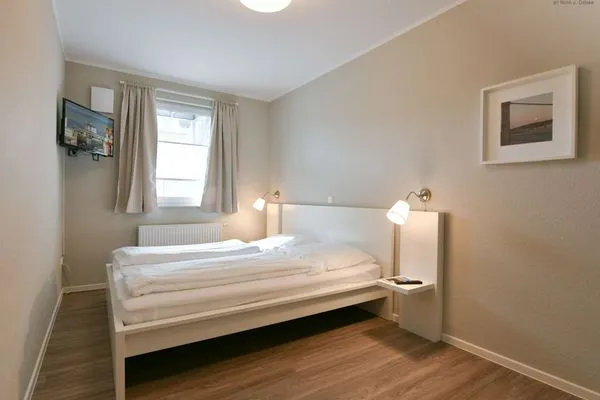 Schlafzimmer Residenz Helena Ferienwohnung Osterhus