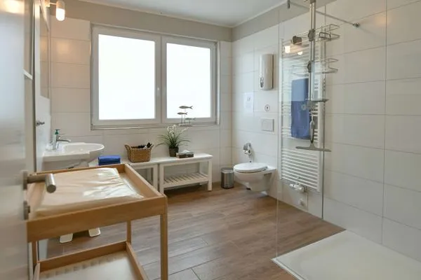Badezimmer Residenz Helena Ferienwohnung Osterhus