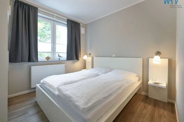 Schlafzimmer Residenz Helena Ferienwohnung Osterhus
