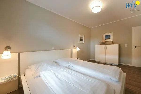 Schlafzimmer Residenz Helena Ferienwohnung Osterhus
