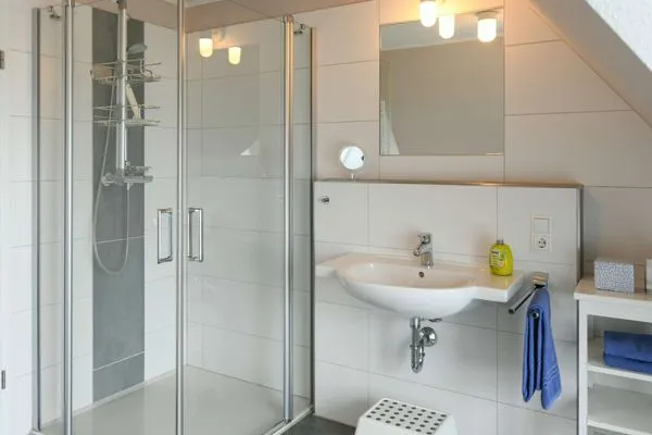Badezimmer Residenz Helena Ferienwohnung Westerhus
