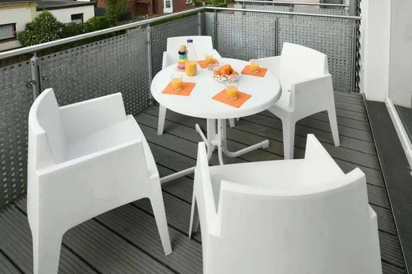 Balkon Residenz Helena Ferienwohnung Westerhus