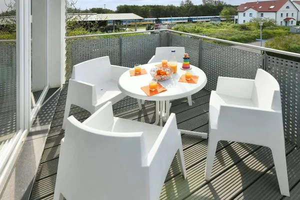 Balkon Residenz Helena Ferienwohnung Westerhus