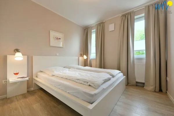 Schlafzimmer Residenz Helena Ferienwohnung Westerhus