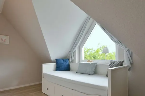 Schlafzimmer Residenz Helena Ferienwohnung Westerhus