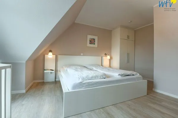 Schlafzimmer Residenz Helena Ferienwohnung Westerhus