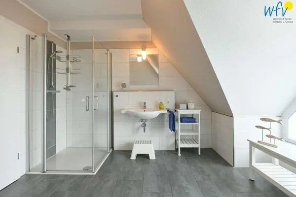 Badezimmer Residenz Helena Ferienwohnung Westerhus