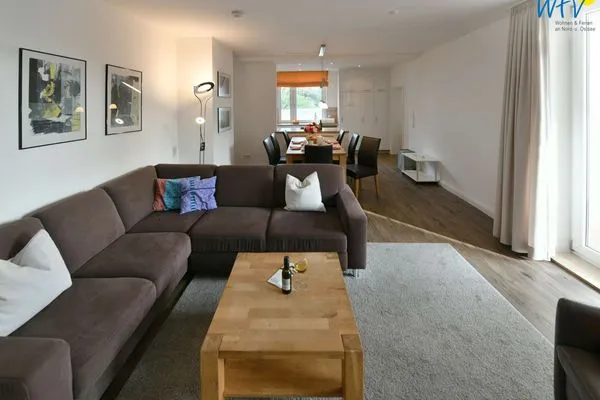 Wohnzimmer Haus am Park Ferienwohnung 6