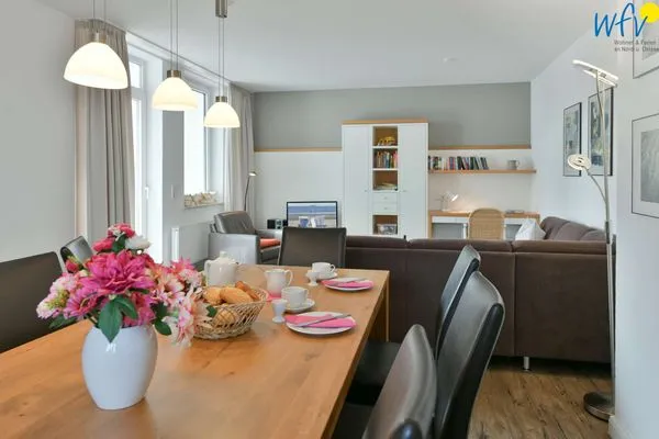 Wohnzimmer Haus am Park Ferienwohnung 6