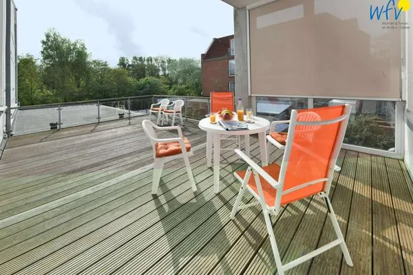 Balkon Haus am Park Ferienwohnung 6