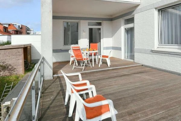 Balkon Haus am Park Ferienwohnung 6