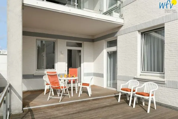 Balkon Haus am Park Ferienwohnung 6
