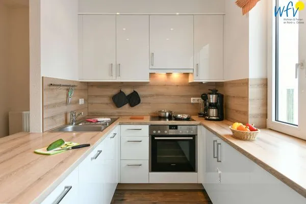 Küche / Küchenzeile Haus am Park Ferienwohnung 6