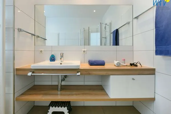 Badezimmer Haus am Park Ferienwohnung 6