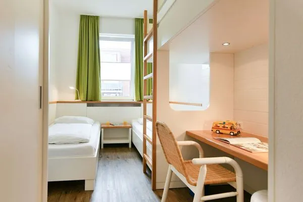 Schlafzimmer Haus am Park Ferienwohnung 6