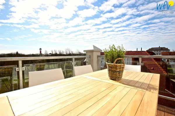 Balkon Haus am Park Ferienwohnung 12