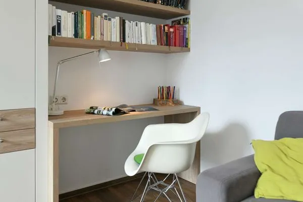 Schreibtisch Haus am Park Ferienwohnung 12