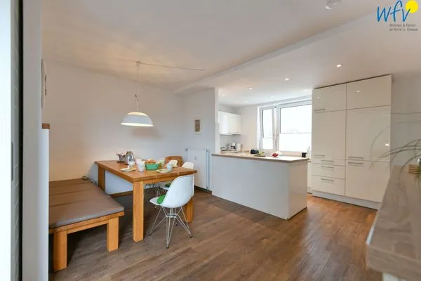 Küche / Küchenzeile Haus am Park Ferienwohnung 12