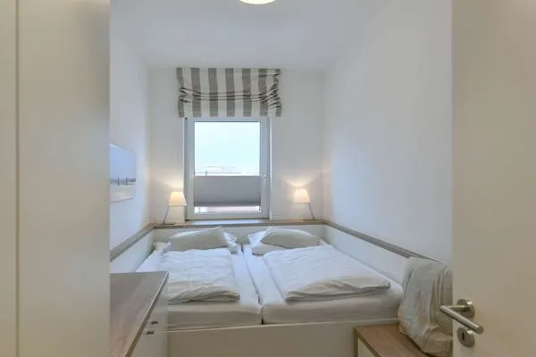 Schlafzimmer Haus am Park Ferienwohnung 12