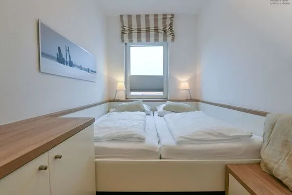 Schlafzimmer Haus am Park Ferienwohnung 12