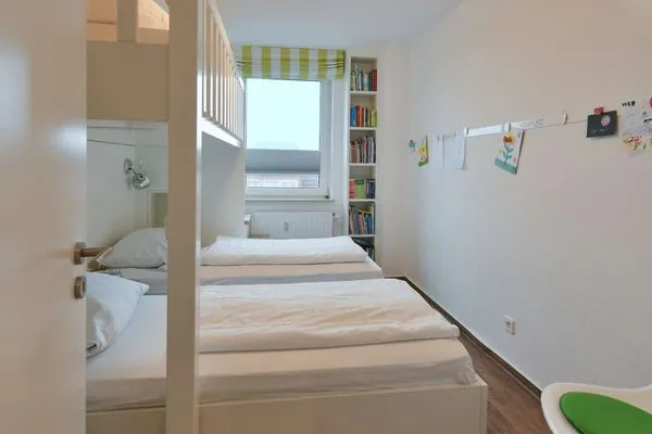 Schlafzimmer Haus am Park Ferienwohnung 12