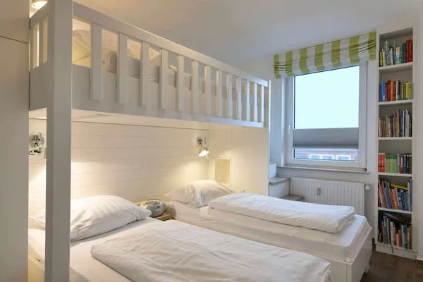 Schlafzimmer Haus am Park Ferienwohnung 12