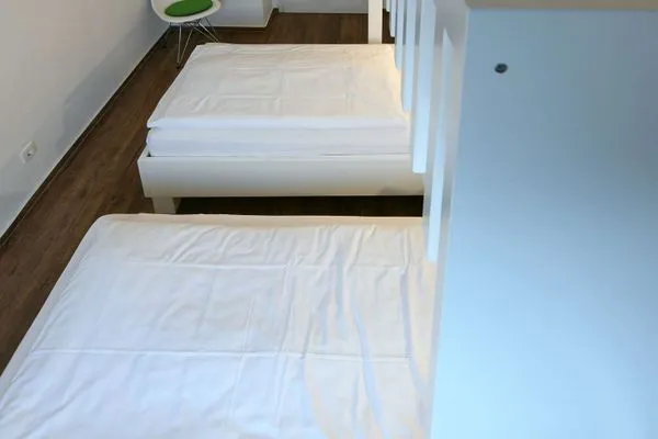 Schlafzimmer Haus am Park Ferienwohnung 12