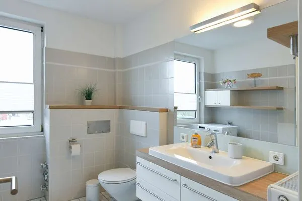 Badezimmer Haus am Park Ferienwohnung 12