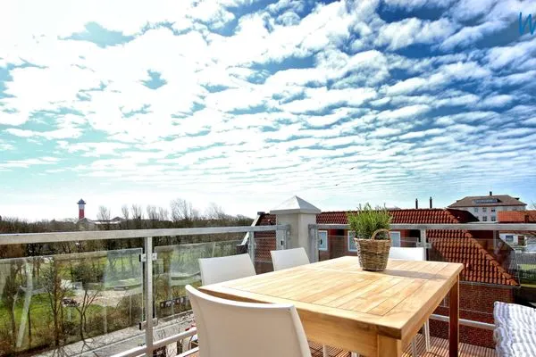 Balkon Haus am Park Ferienwohnung 12