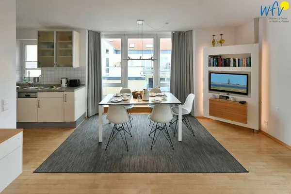 Wohnzimmer Kaiserhof Ferienwohnung 311