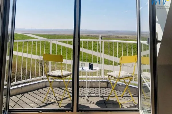 Balkon Haus Lagune am Wattenmeer Ferienwohnung 11