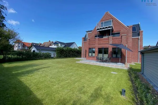 Garten Haus im Dorfgroden 14 Ferienwohnung Muschelsucher