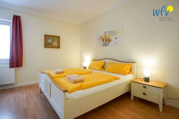 Schlafzimmer Ferienhaus Tuffel Ferienwohnung 1