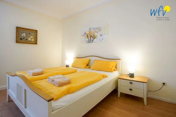 Schlafzimmer Ferienhaus Tuffel Ferienwohnung 1