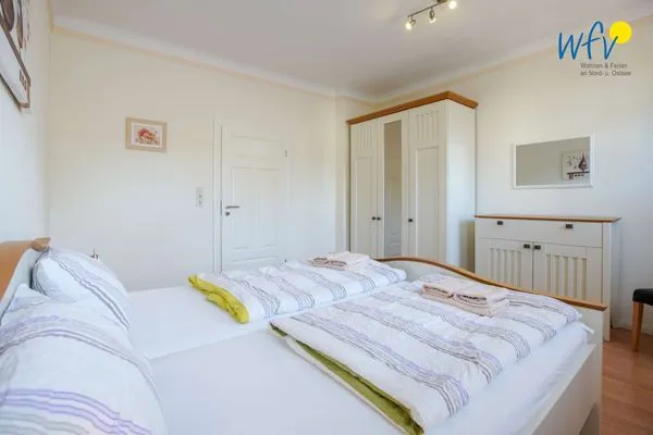 Schlafzimmer Ferienhaus Tuffel Ferienwohnung 1