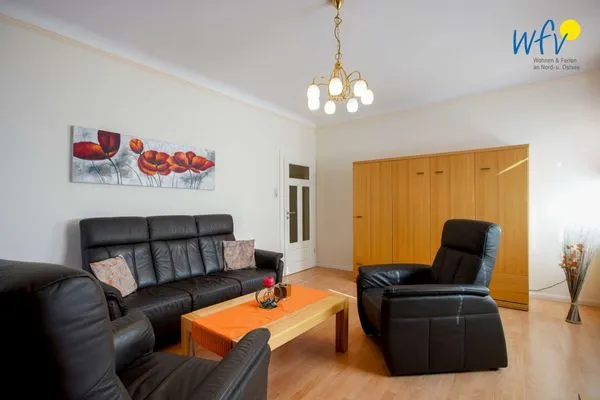 Wohnzimmer Ferienhaus Tuffel Ferienwohnung 1