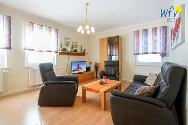 Wohnzimmer Ferienhaus Tuffel Ferienwohnung 1