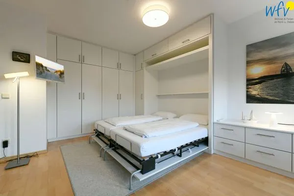 Schlafzimmer Haus Düsseldorf Ferienwohnung Bülk