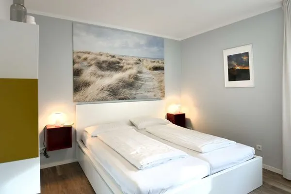 Schlafzimmer Haus Düsseldorf Ferienwohnung Wilma