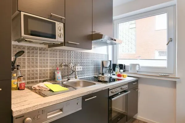 Küche / Küchenzeile Haus Düsseldorf Ferienwohnung Wilma