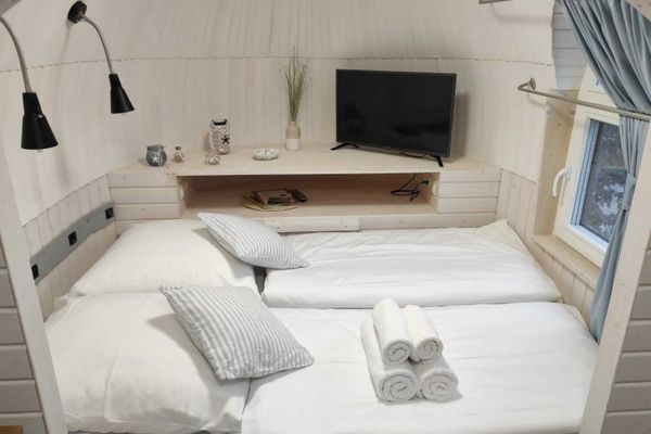  Tiny Igloohouse Karlsson Belauer See - Schlafzimmer