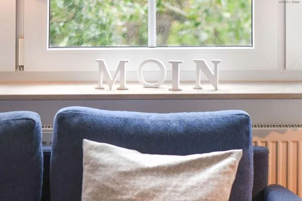 Wohnzimmer Luv und Lee Ferienwohnung Juister Stuv