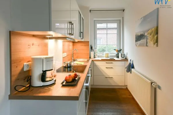 Küche / Küchenzeile Luv und Lee Ferienwohnung Juister Stuv