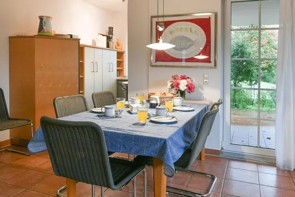 Wohnzimmer Luv und Lee Ferienwohnung Pilsum