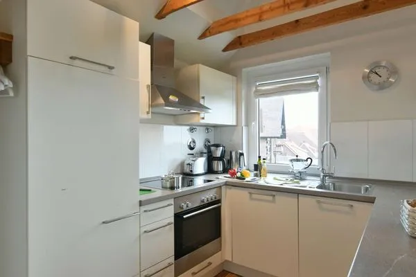 Küche / Küchenzeile Uns to Hus Ferienwohnung Sünnupgang