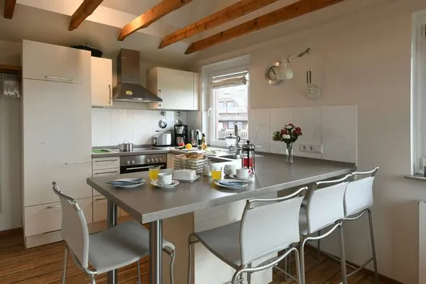 Wohnzimmer Uns to Hus Ferienwohnung Sünnupgang