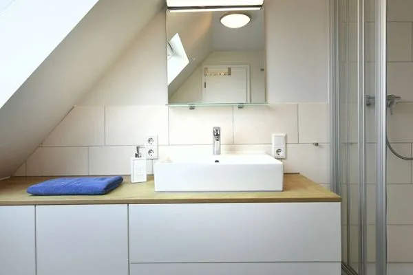 Badezimmer Uns to Hus Ferienwohnung Sünnupgang