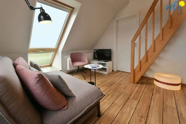 Wohnzimmer Uns to Hus Ferienwohnung Sünnupgang